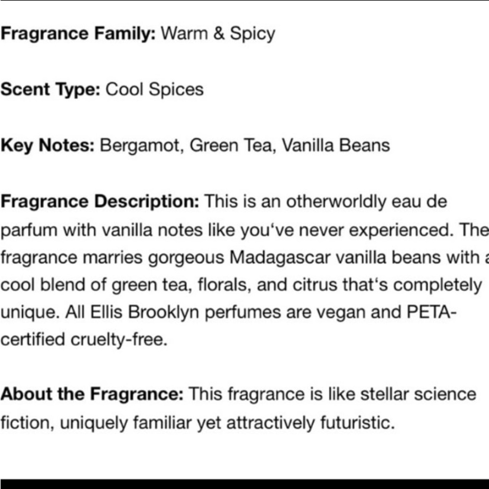 Ellis Brooklyn Sci Fi Fragrance Purse Spray Eau de Parfum BNIB - Picture 6 of 7